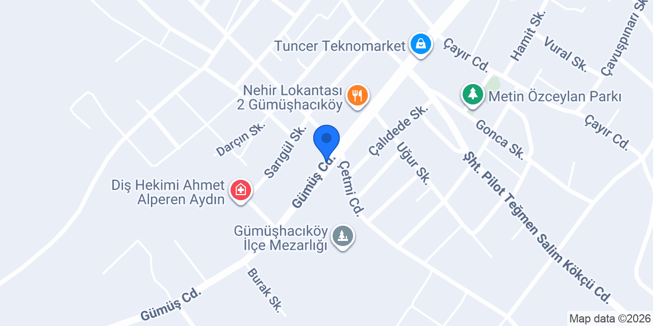 Çağdaş Veteriner Kliniği konumu