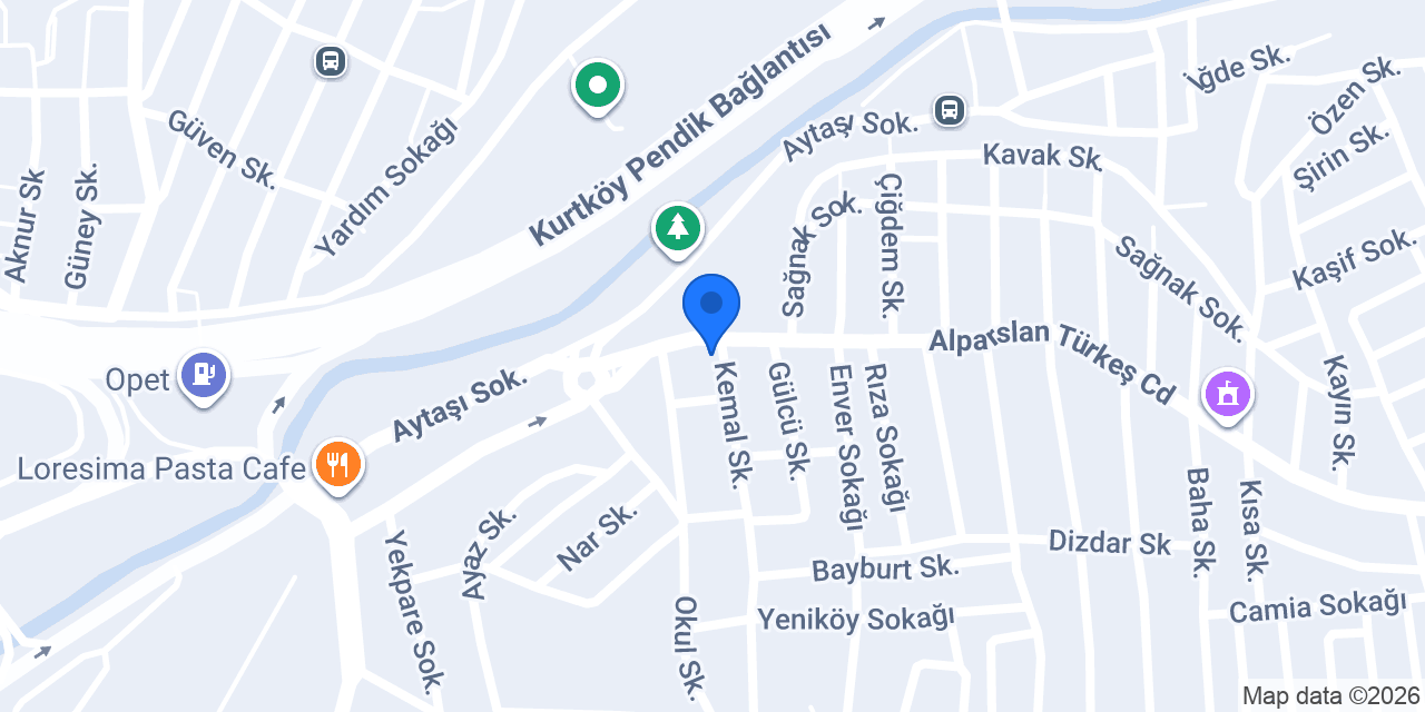 Redlar Oto Yedek Parça konumu