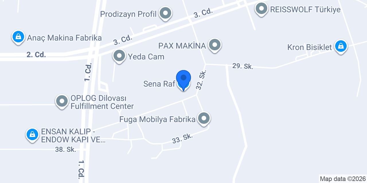 Sena Raf konumu