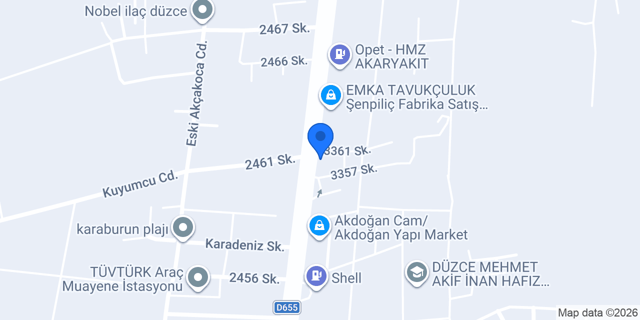 C&K FINDIK TARIM ÜRÜNLERİ konumu