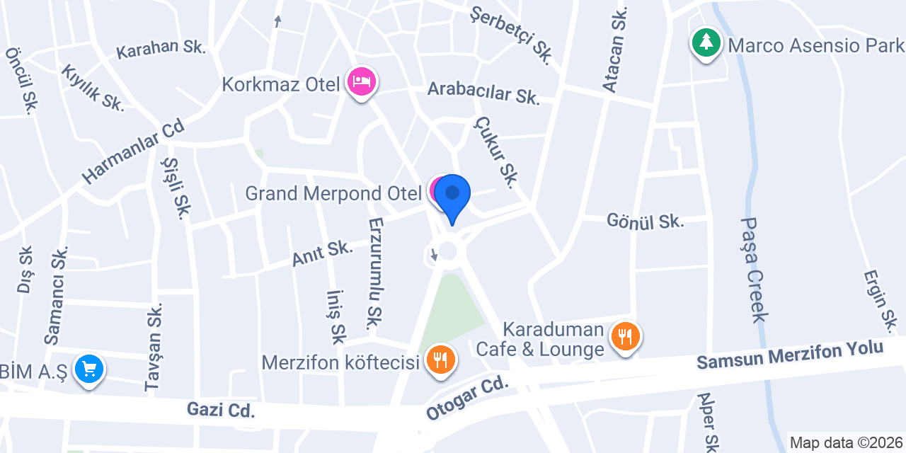 Güngör Turizm konumu