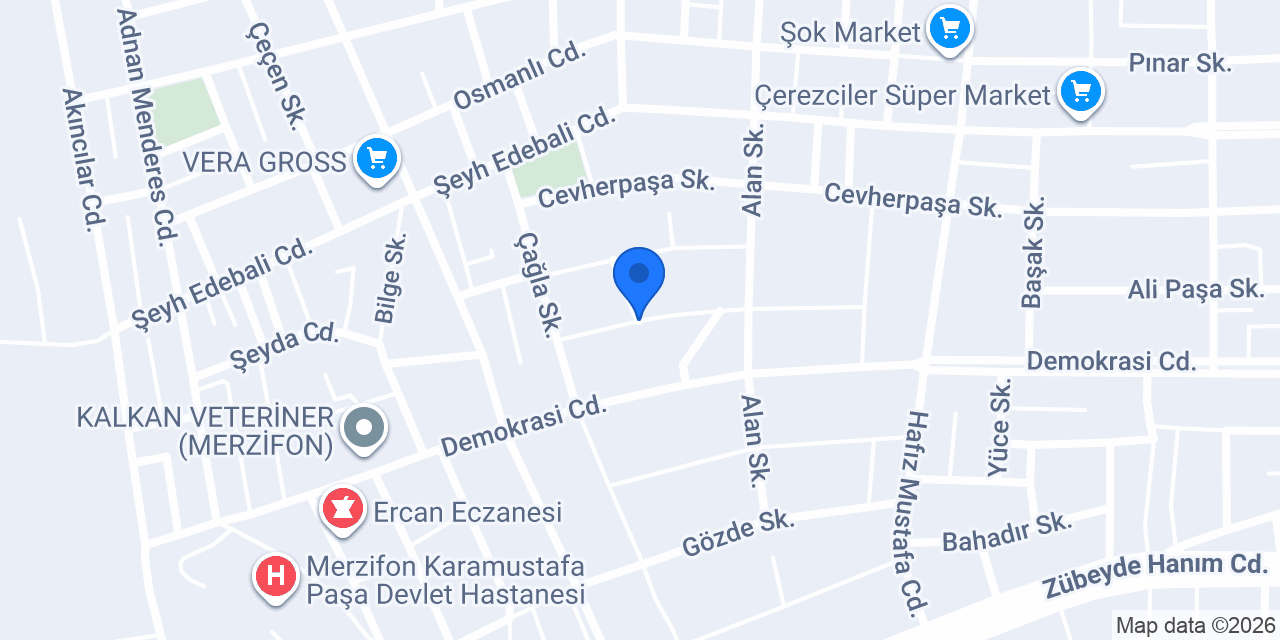 Hüma Tasarım ve Aksesuar konumu