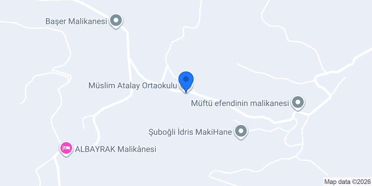 Müslim Atalay Ortaokulu konumu