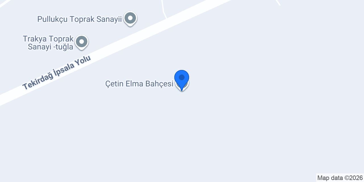 Çetin Elma Bahçesi konumu
