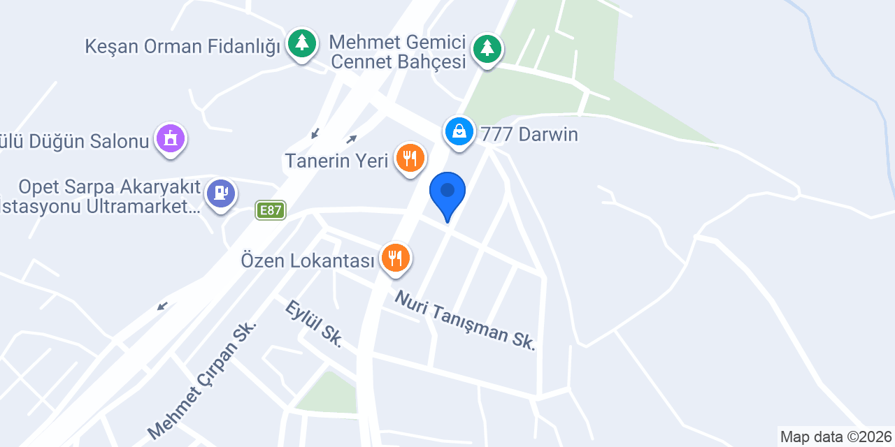 Sönmez Oto Lastik konumu