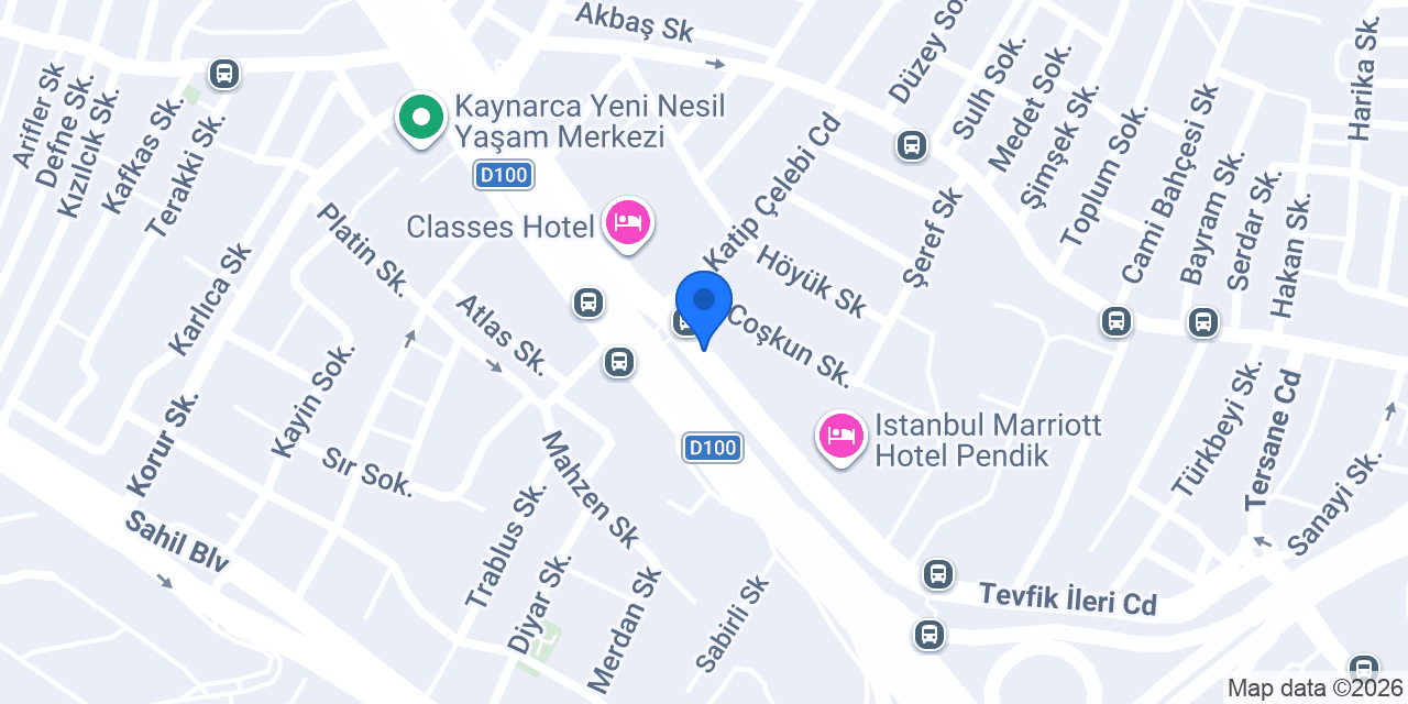 ŞamCar Rent A Car konumu