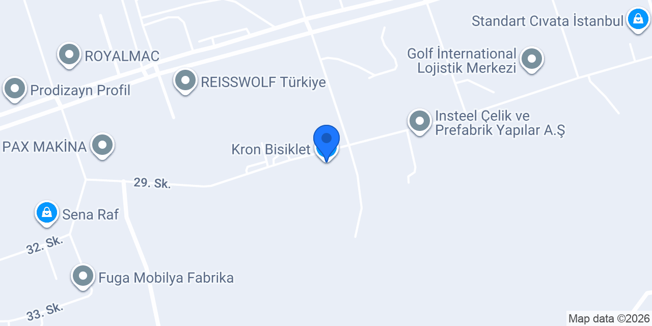 Kron Bisiklet konumu