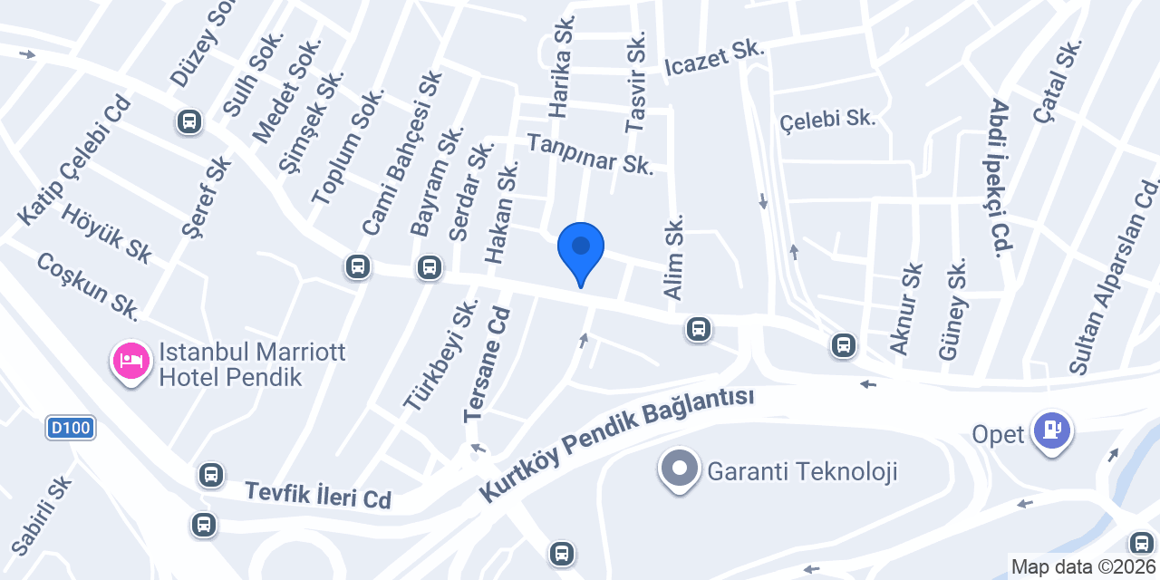 Pendik Çilingir konumu