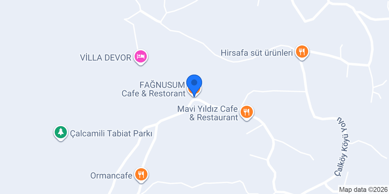 FAĞNUSUM Cafe & Restorant konumu