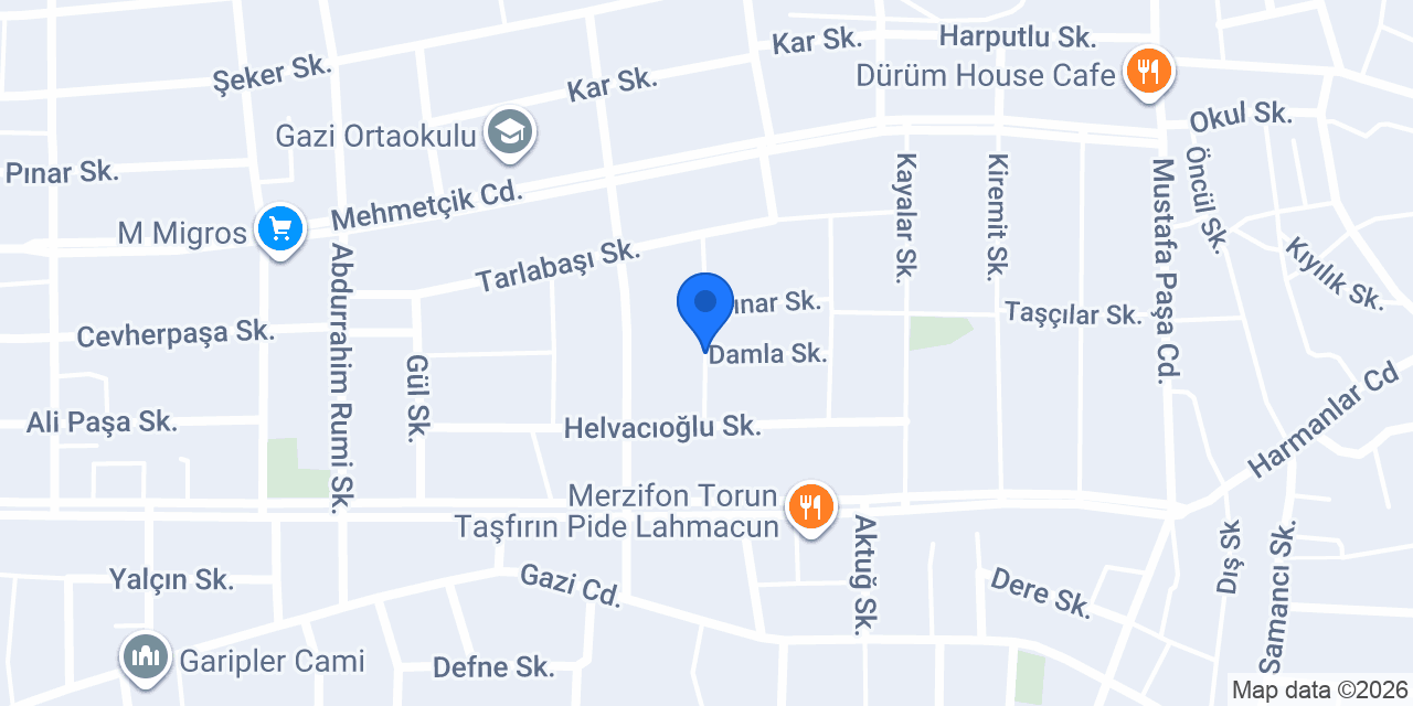 Mutlu Korniş Perde konumu