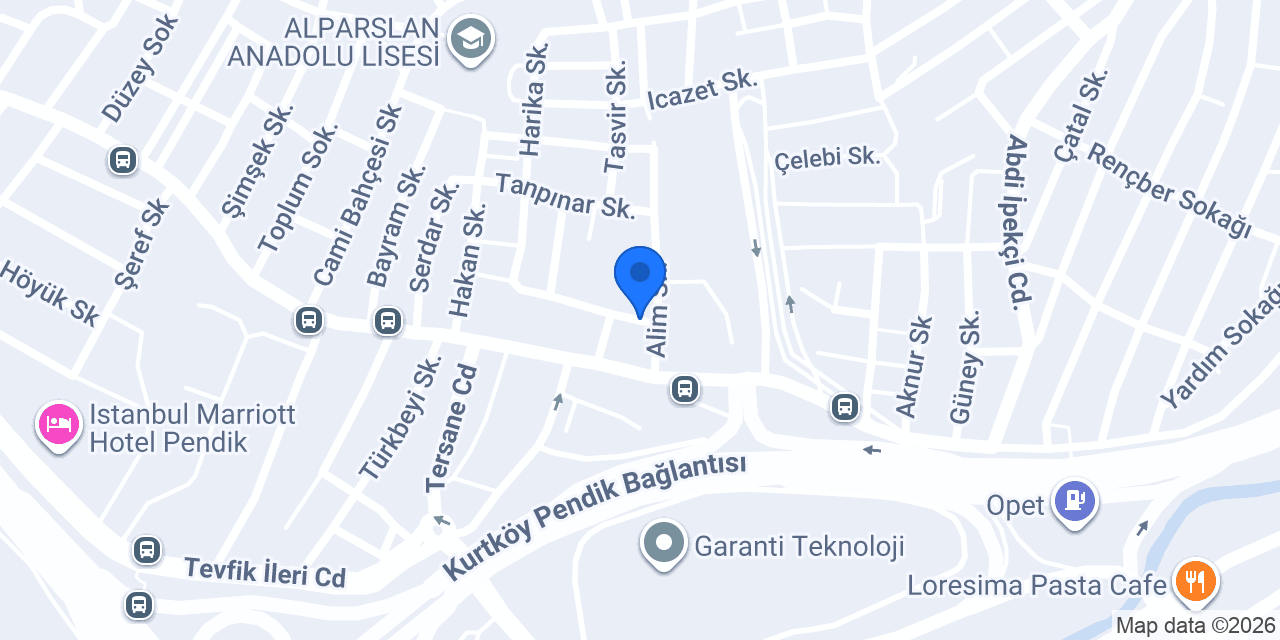 VANİLYA KOKUSU BUTİK PASTACILIK PENDİK SEVDA KARACALAR konumu