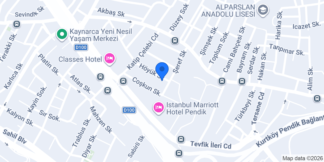 PESAR, Pendik Arama Kurtarma konumu