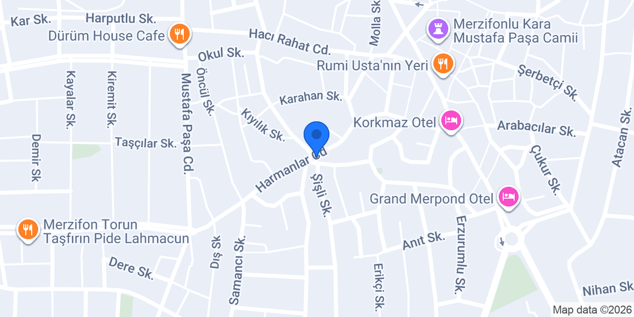 Önder Unlu Mamulleri konumu