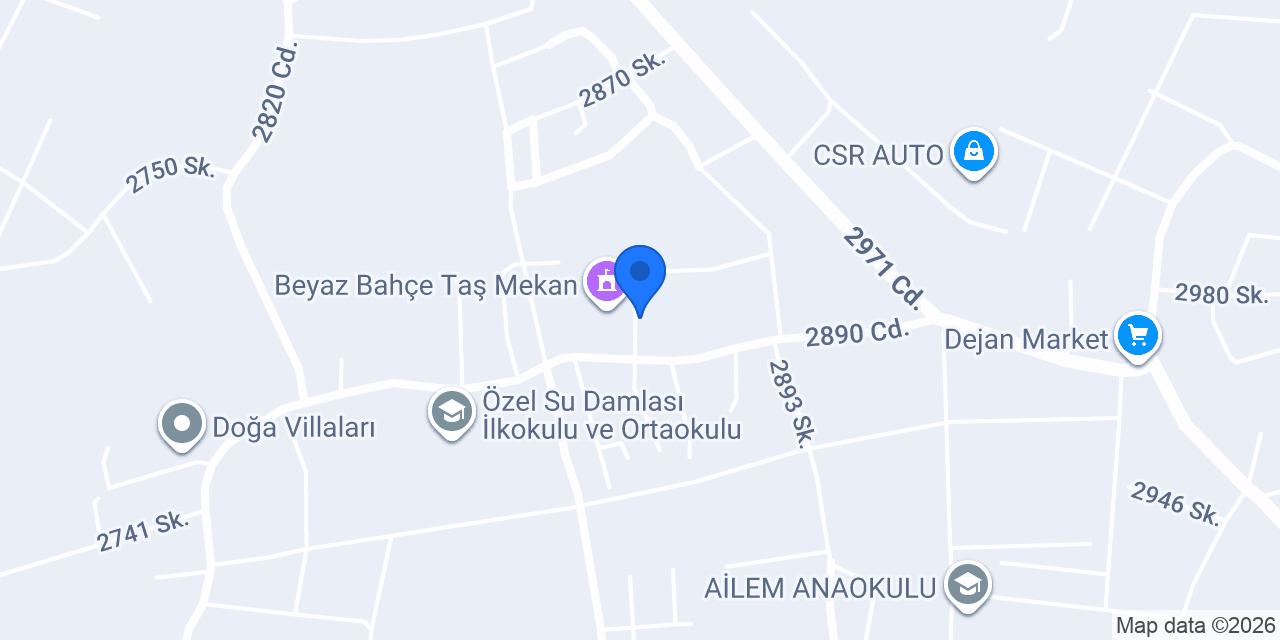 Parzon Yedek Parça konumu