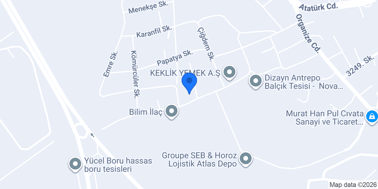 BEKDAŞ OTOMOTİV konumu