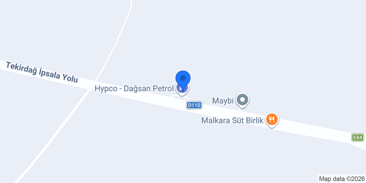 Hypco - Dağsan Petrol konumu