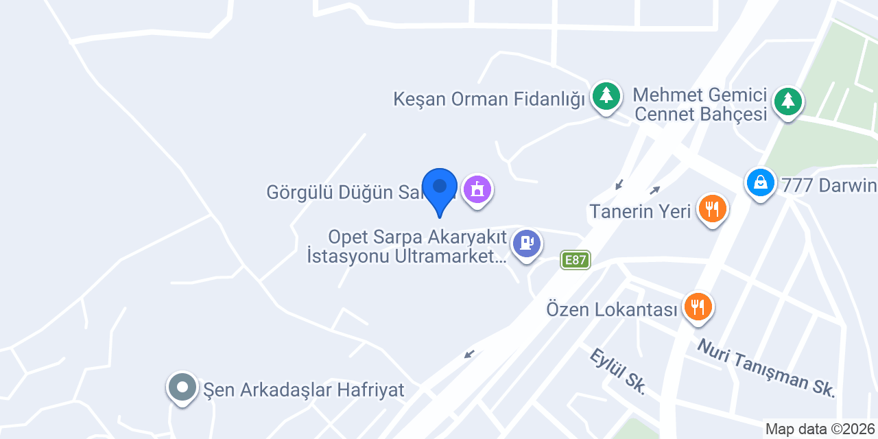 Görgülü Hotel-Restaurant konumu