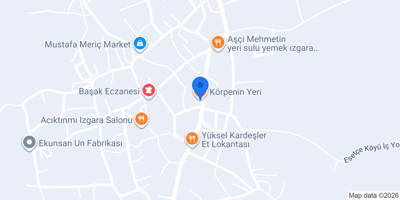 Körpenin Yeri konumu