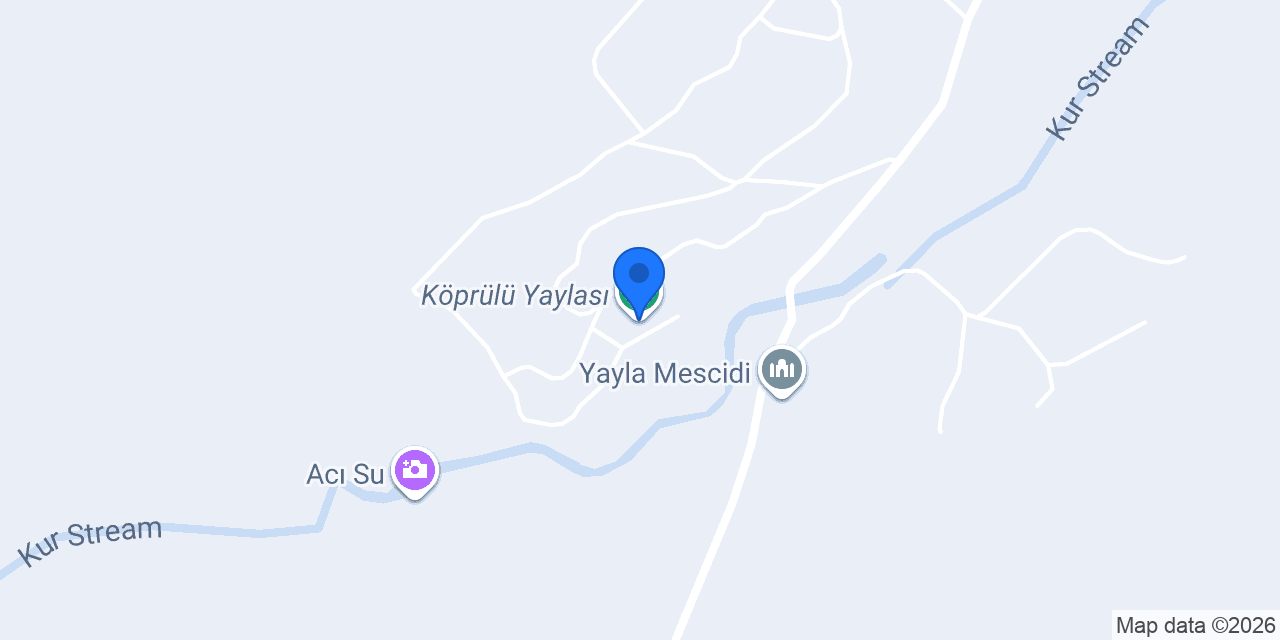 Köprülü Yaylası konumu