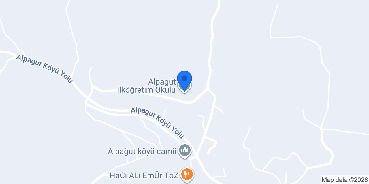 Alpagut İlköğretim Okulu konumu