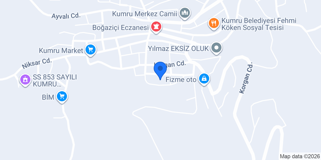 Özge bayan kuaförü konumu