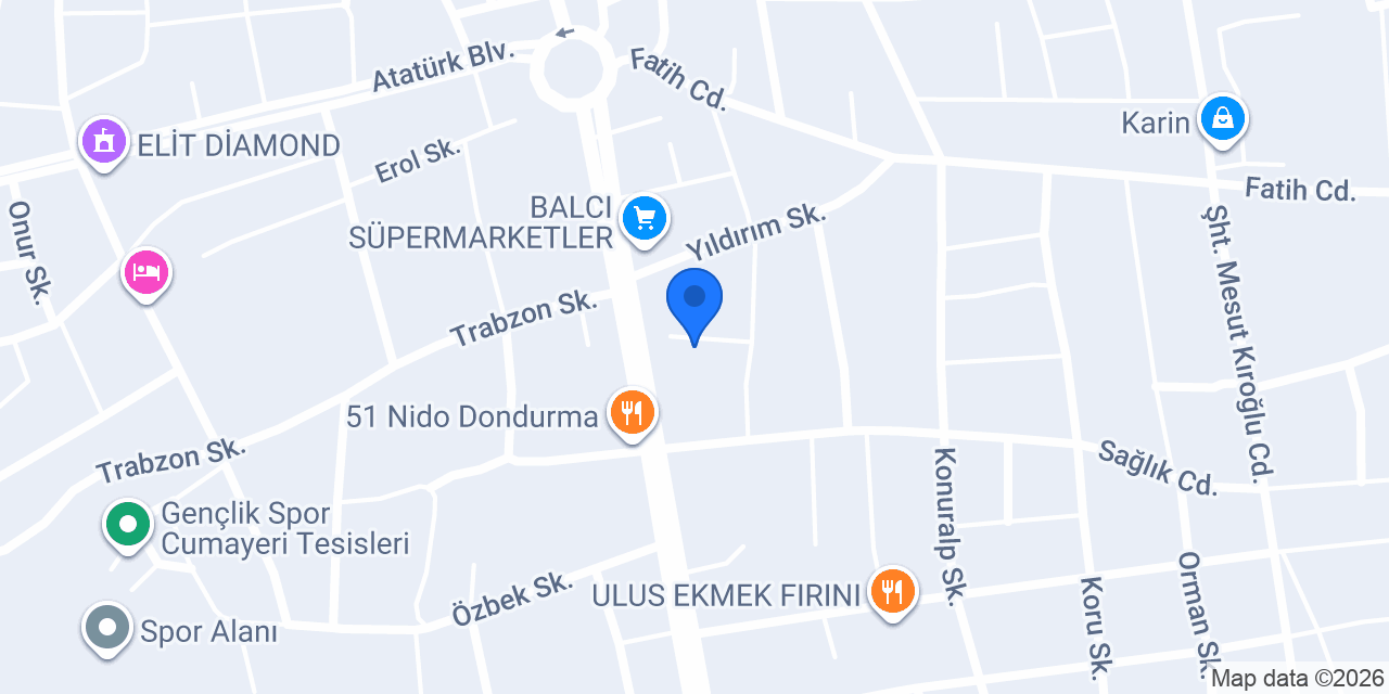 KÖZDE KEBAP konumu