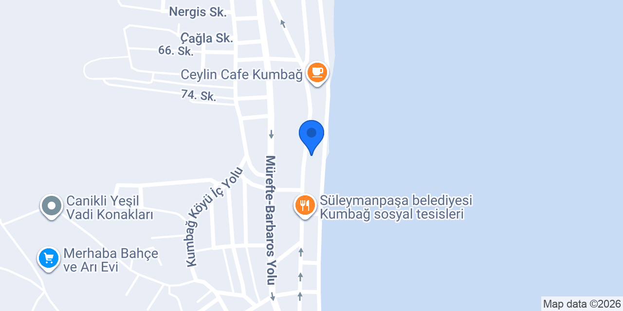 Kumbağ Kafe Bistro konumu