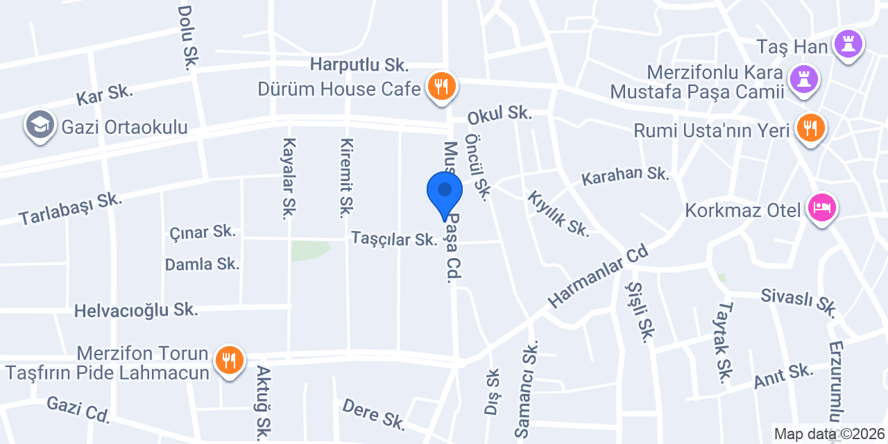 GİZEM KARAKAŞ YILMAZ PLANLAMA konumu