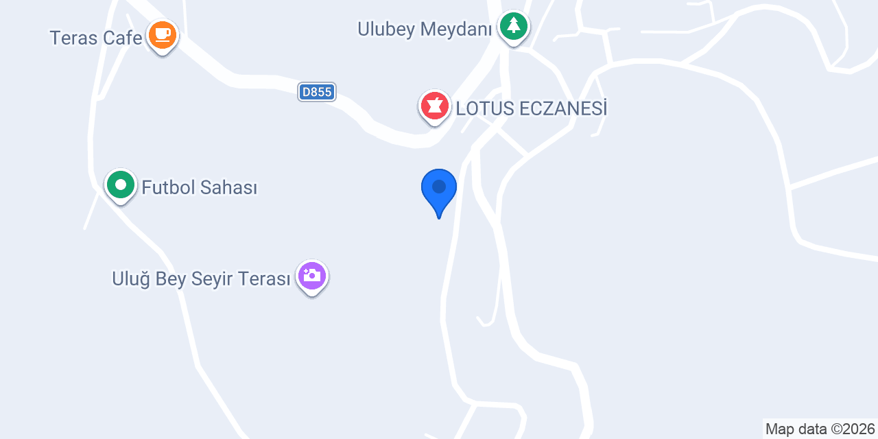 Ulubey İlçe Nüfus Müdürlüğü konumu