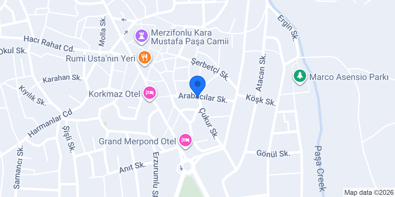 Hazneci Yapı Malzemeleri konumu