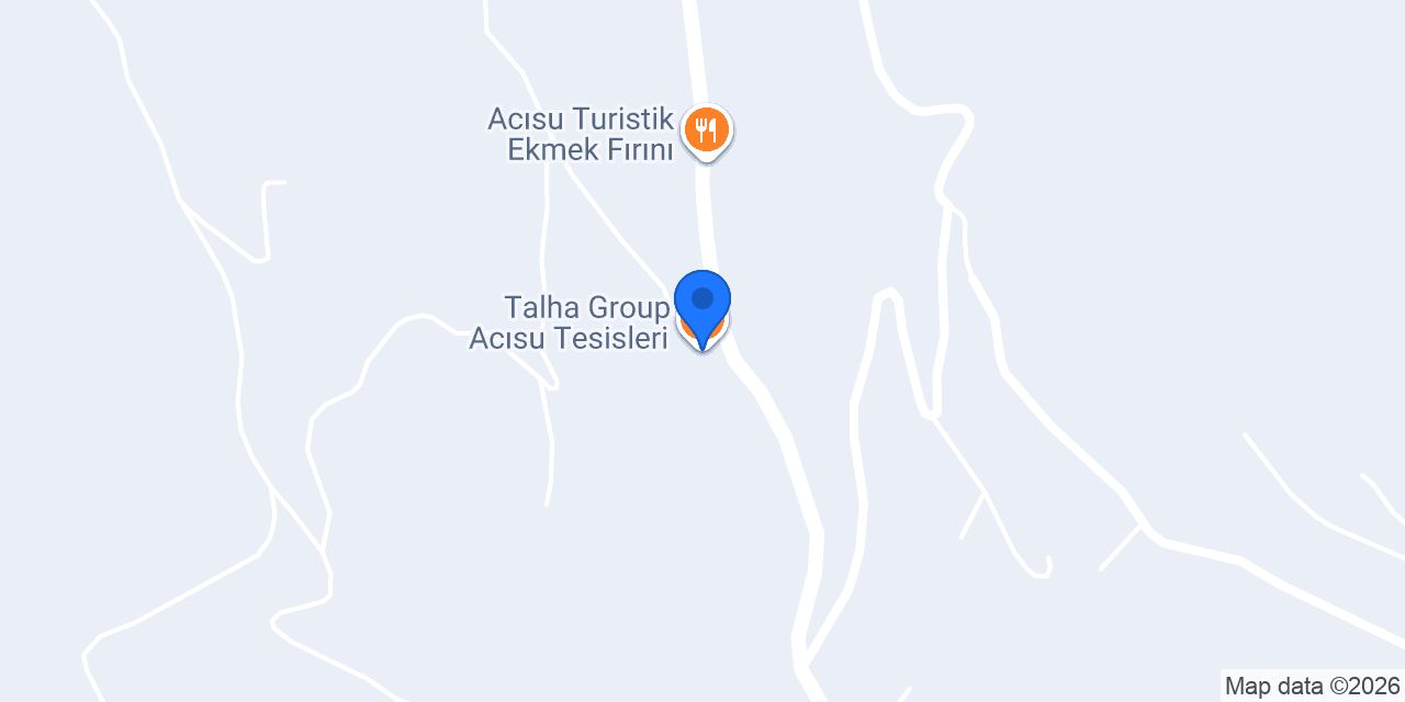 Talha Group Acısu Tesisleri konumu