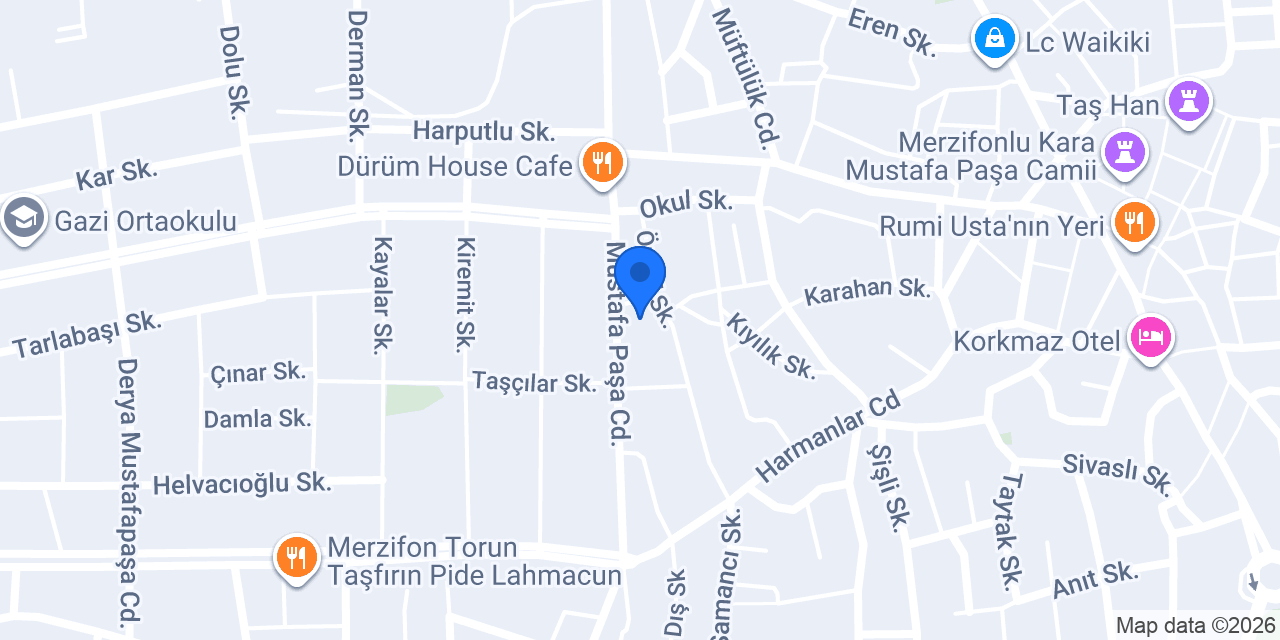 DHL eCommerce - Merzifon Şubesi konumu