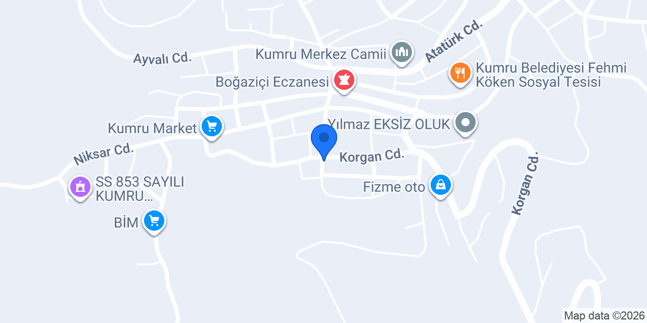 Kumru Kuzineleri konumu