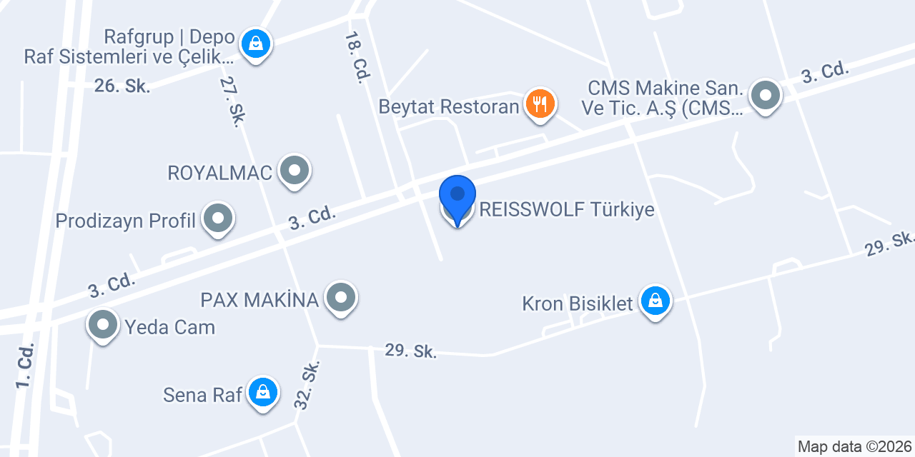REISSWOLF Türkiye konumu