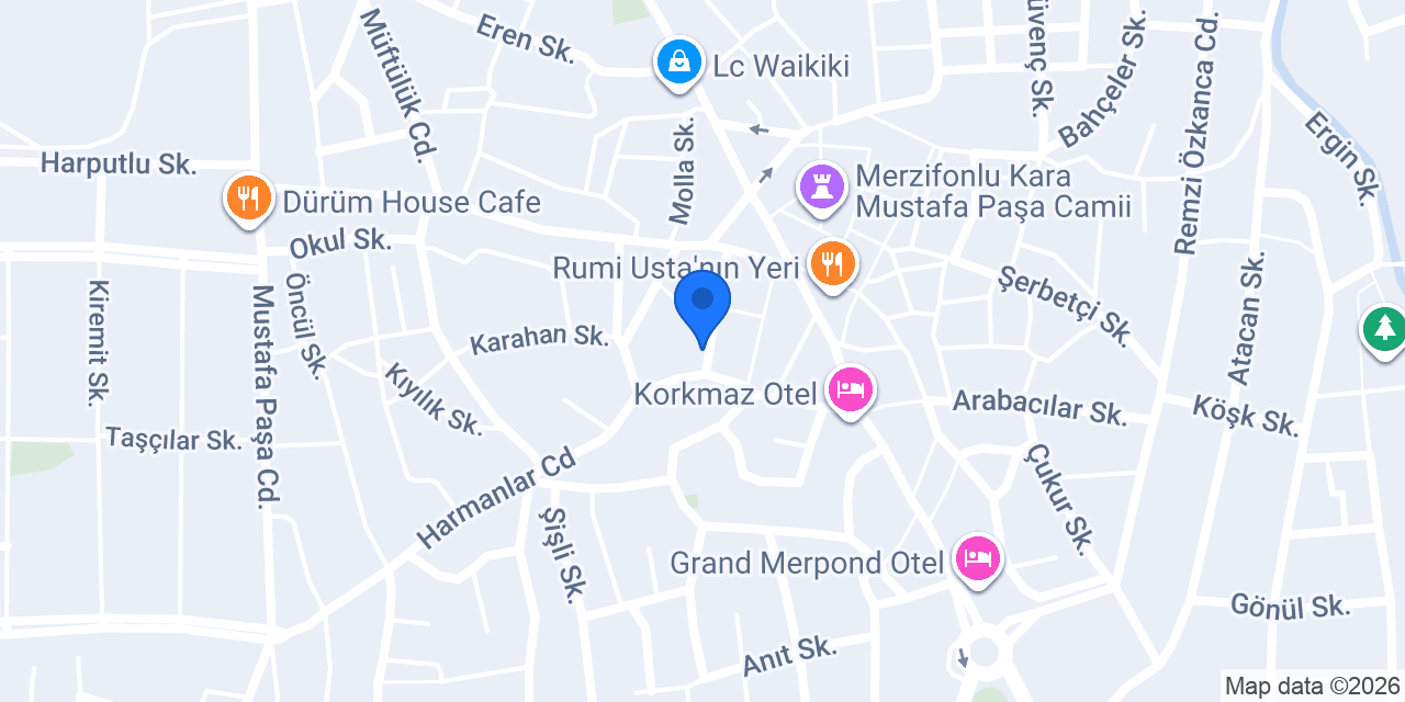 Meşhur Köfteci konumu