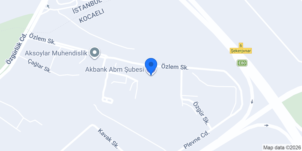 Akbank Abm Şubesi konumu