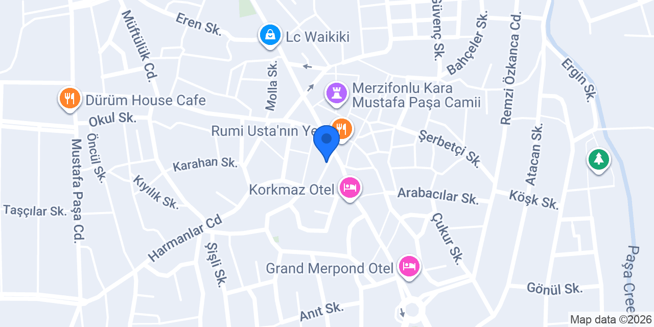 Merzifon Ocakbaşı Restaurant konumu