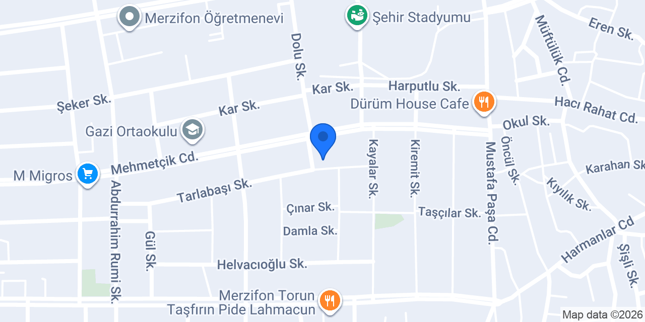 Civek Eczanesi konumu