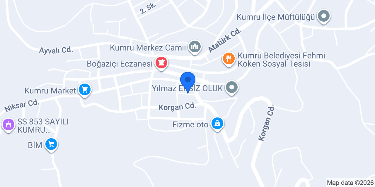 Efor Mühendislik Doğal Gaz konumu