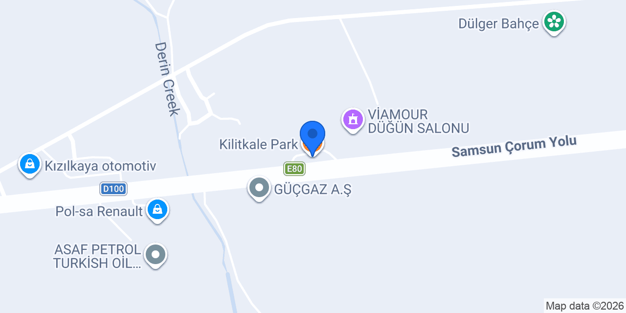 Kilitkale Park konumu