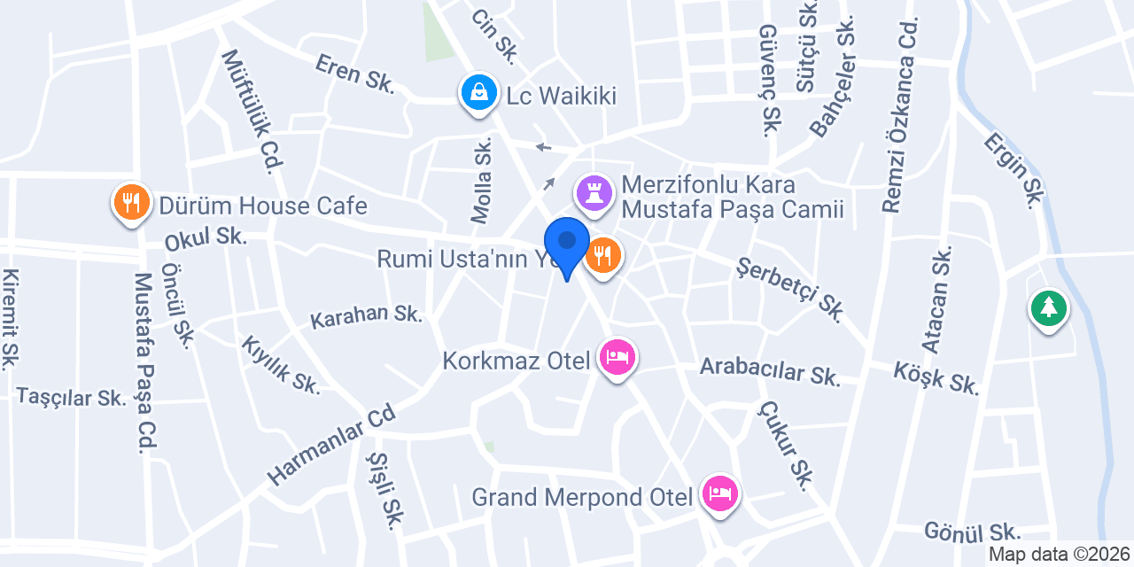 DenizBank Merzifon Şubesi konumu