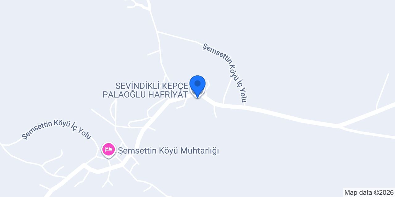 SEVİNDİKLİ KEPÇE PALAOĞLU HAFRİYAT konumu