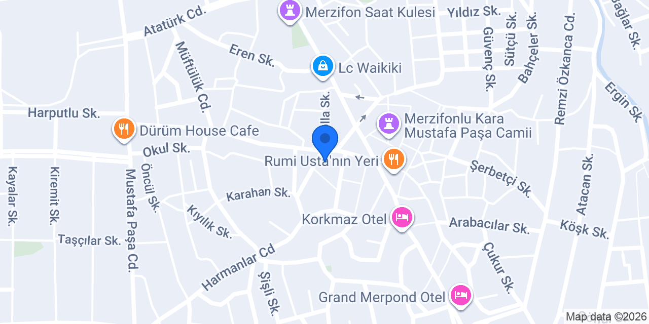 USTAM DÖNER konumu