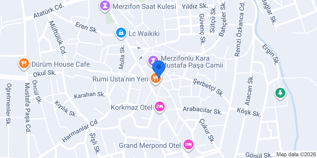 Merzifon Tarihi konumu