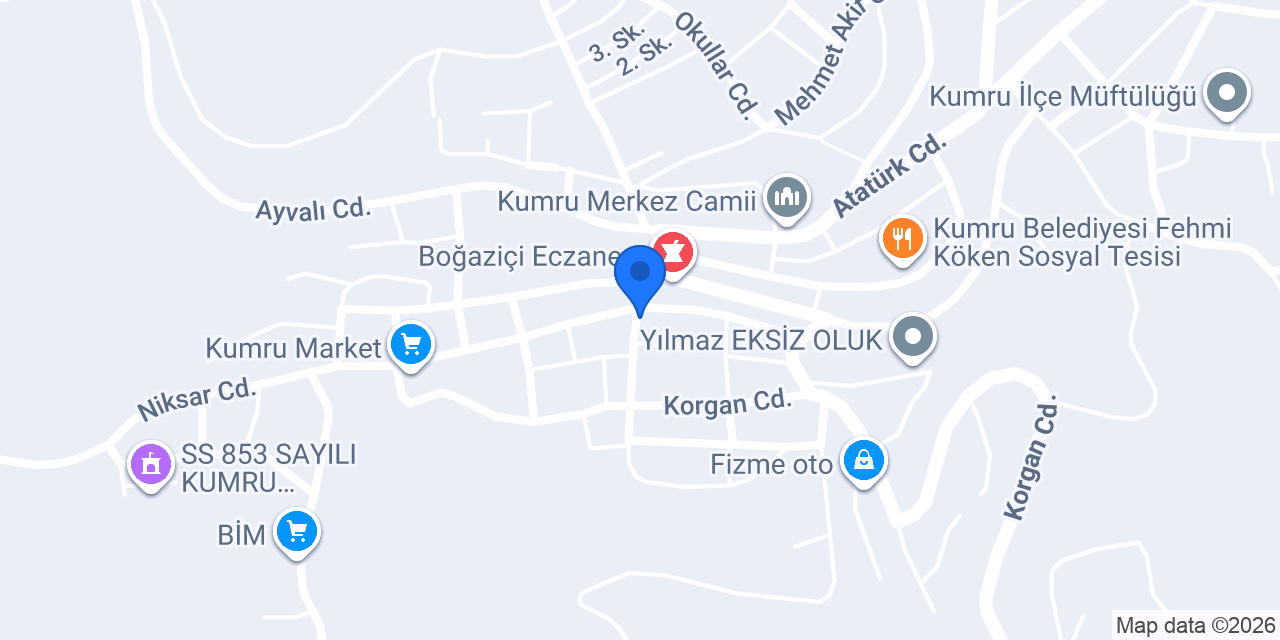 Gümüş manav konumu