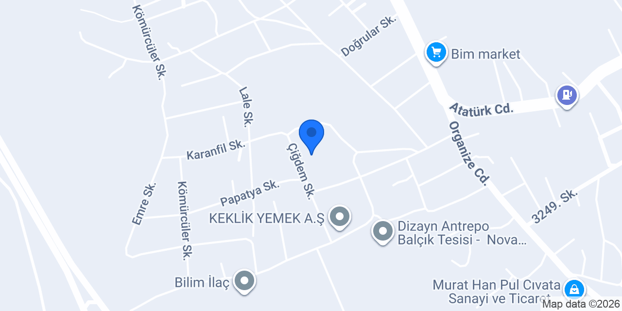 Akçay Lazer konumu