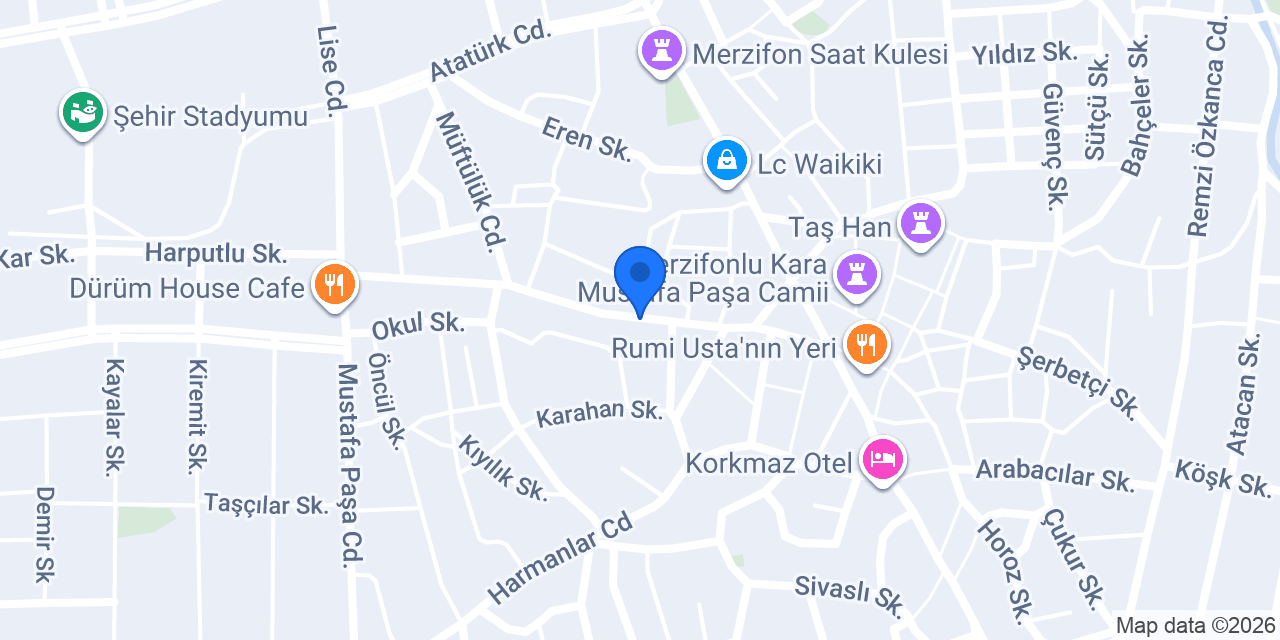 Orkide İş Elbiseleri konumu