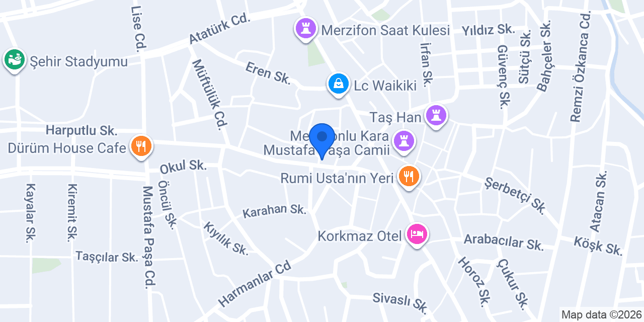 Asilhedef Özel Ögretim Kurumları konumu