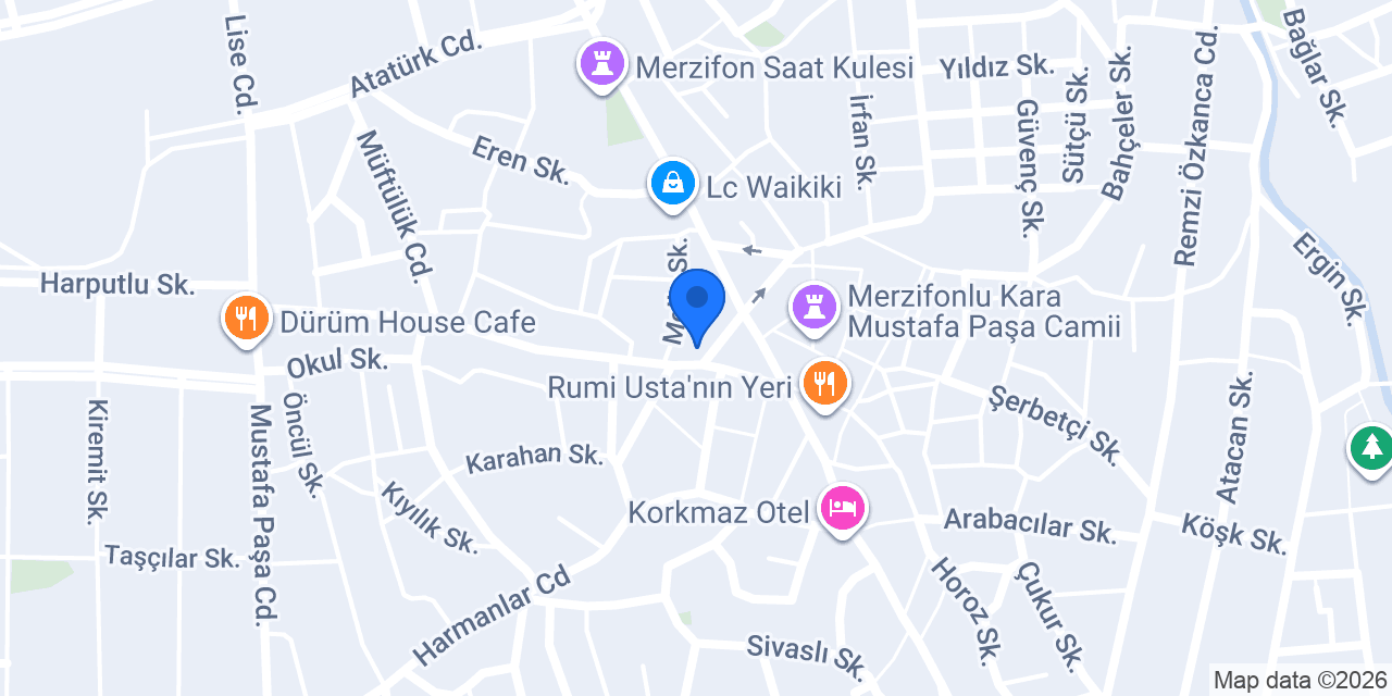Mersuvan Turizm konumu