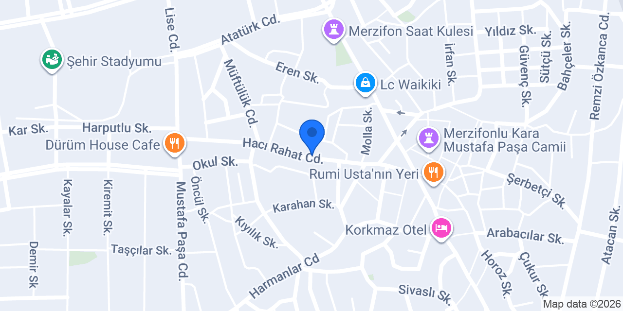 Avukat Elif Özaydın Yalımer konumu